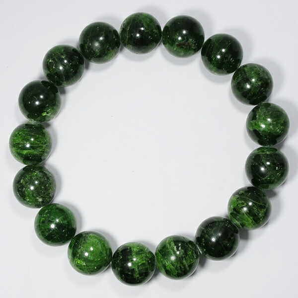 楽天市場】クロムダイオプサイト ブレスレット 12.5mm 19cm メンズL