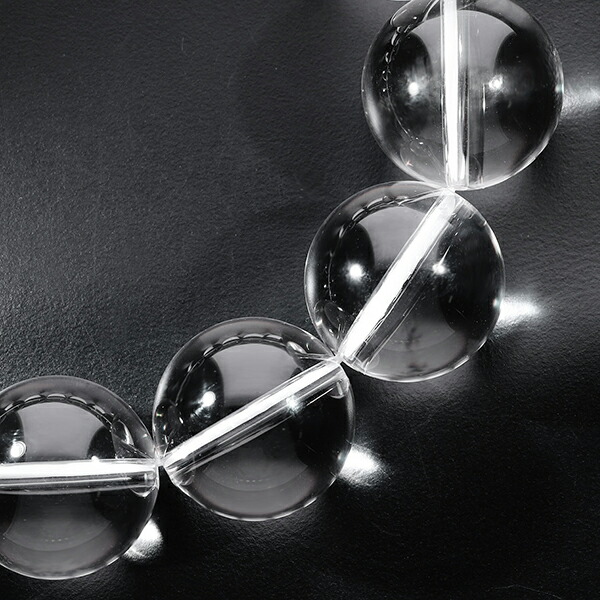 楽天市場】高品質 水晶 ブレスレット 大玉 20mm 20cm メンズLL サイズ