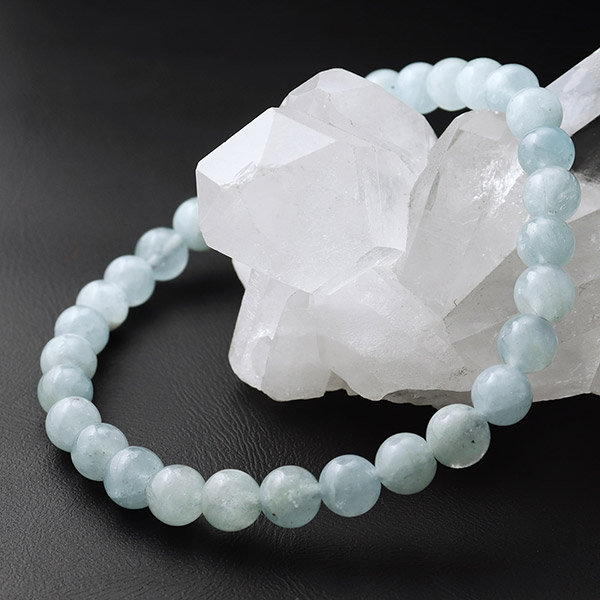 楽天市場】アクアマリン ブレスレット 5.7mm 17cm レディースM サイズ