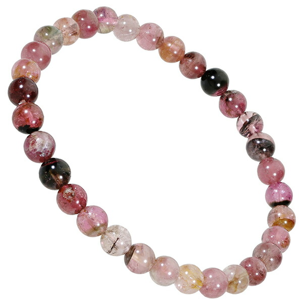 楽天市場】ピンクトルマリン ブレスレット 5.5mm 16.5cm レディースS