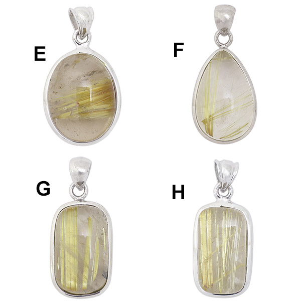 楽天市場】数量限定 選べる一点物 金針ルチルクォーツ シルバー