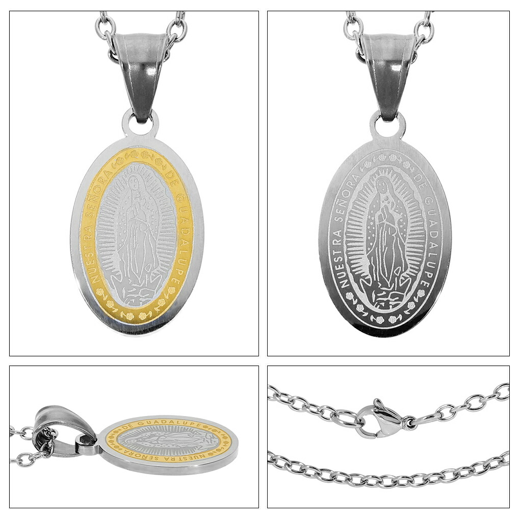 楽天市場】不思議のメダイ ステンレス ネックレス ペンダントトップ