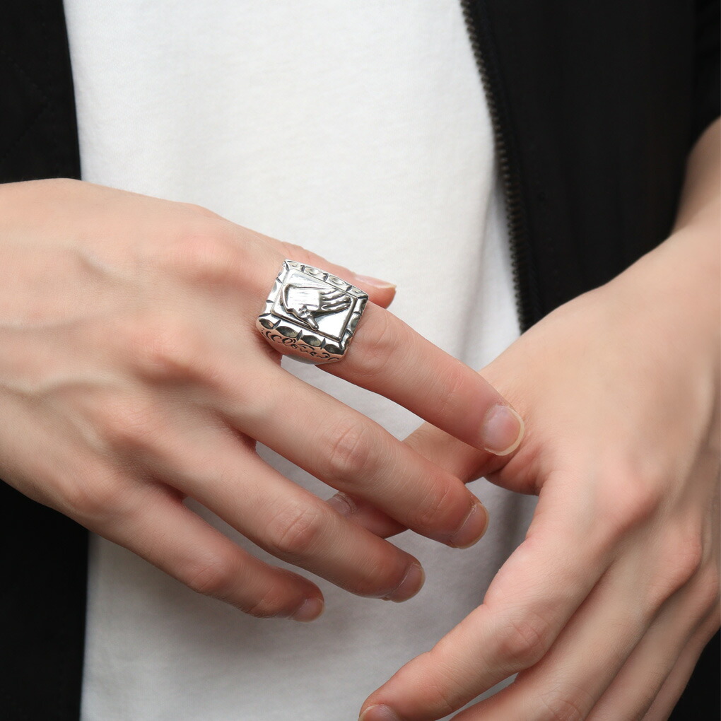 楽天市場】Clover925 プレイングハンズ 祈りの手 リング 15〜25号 指輪