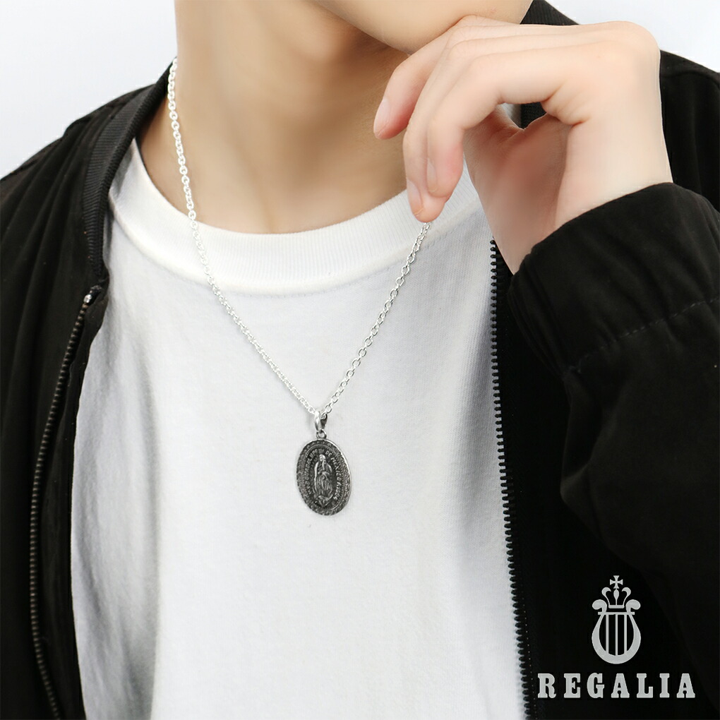 楽天市場】REGALIA ノートルダム メダイ シルバー ネックレス