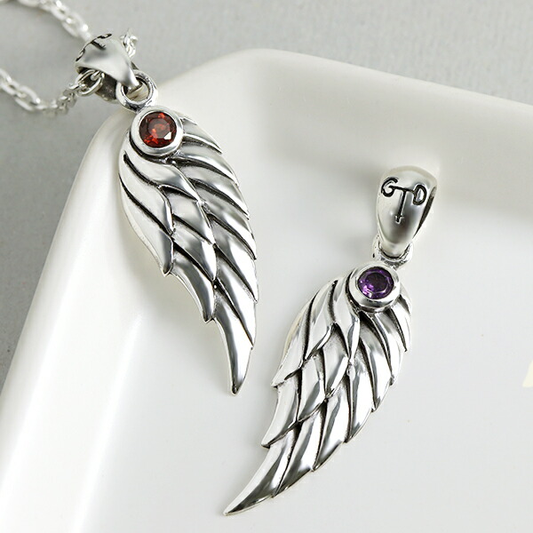 楽天市場】GRAN DEUR フェザー 中 シルバー ペンダントトップ チェーン