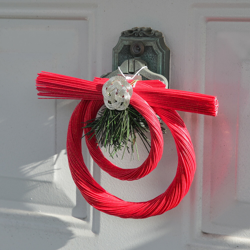 楽天市場】正月飾り リース 水引リース おしゃれ しめ飾り お年賀 玄関