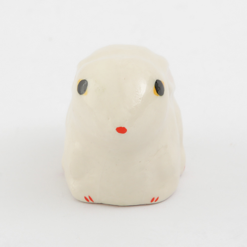 楽天市場】【売切終了】 卯 置物 伏見人形倣 化粧箱入り 清水六兵衛 京