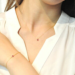 楽天市場】K18 天然 ルビー 0.1ct 一粒 ブレスレット アンクレット