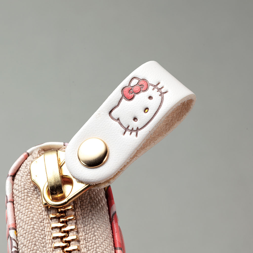 楽天市場】HELLOKITTY ハローキティ 花あそび 浅草文庫 牛革製 長財布