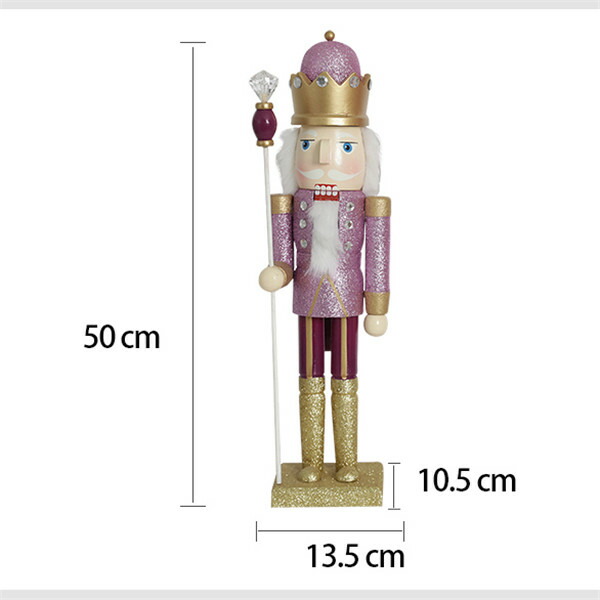 楽天市場】くるみ割り人形 置物 木製 兵士 国王人形 50cm クリスマス