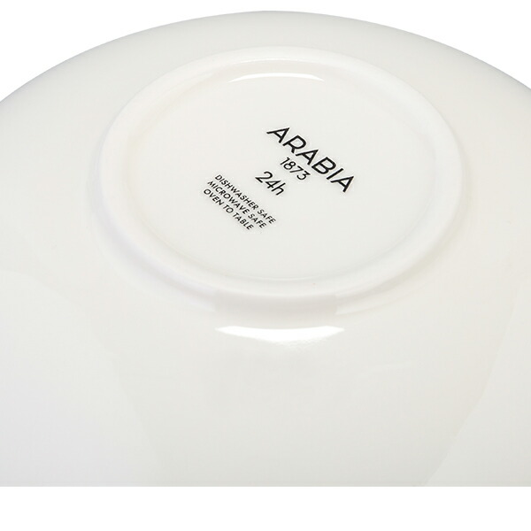 楽天市場】アラビア Arabia ボウル 24h ブラック / ホワイト 18cm