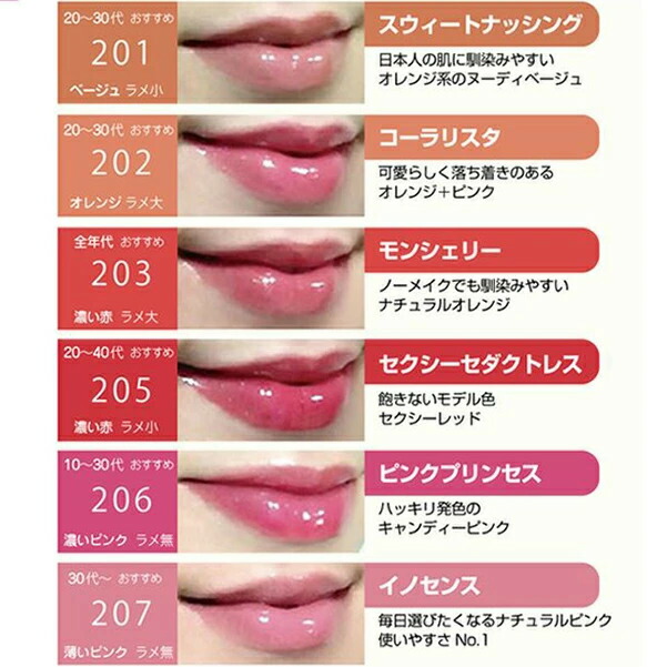 楽天市場】正規品 リップアディクト 7ml 全12色 Lip addict 201 202