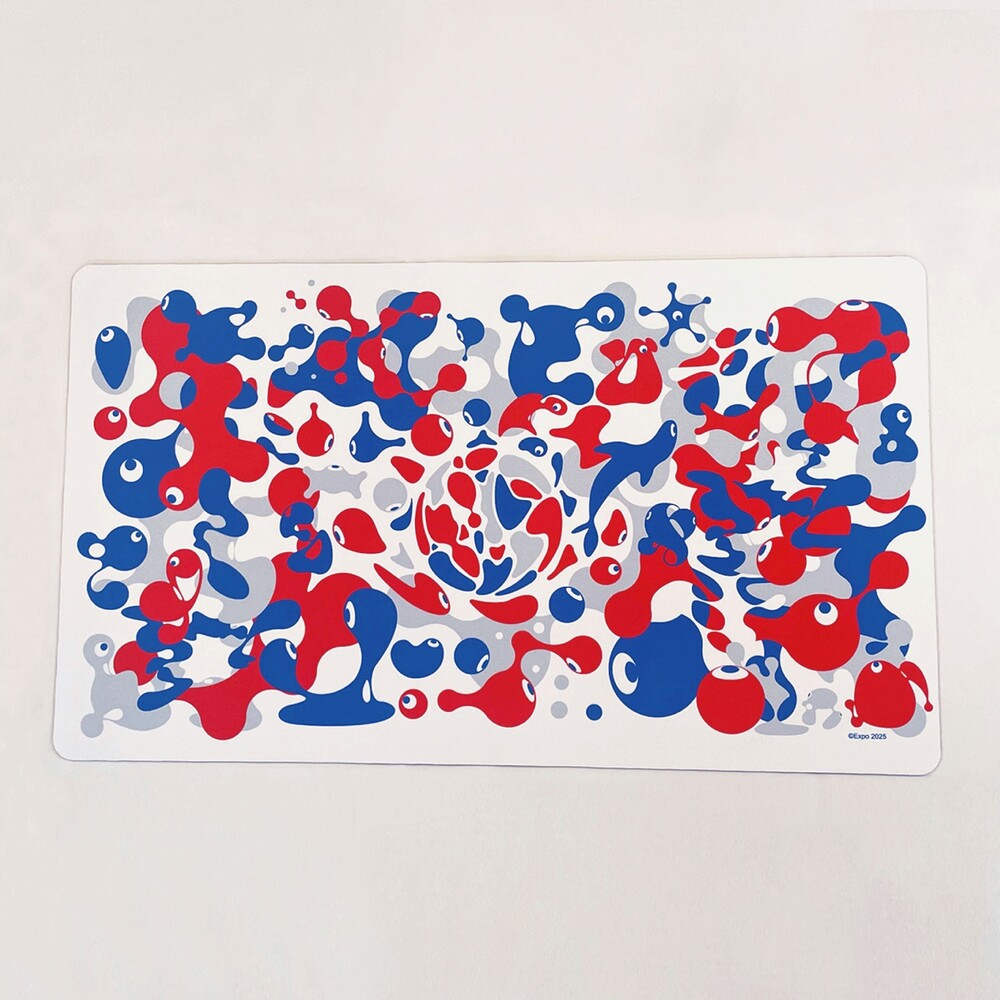 楽天市場】ミャクミャク 公認 グッズ ラバープレイマット ゲーミング