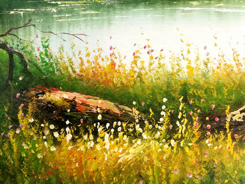 楽天市場】手描き油絵 鷹＆象 インテリア絵画 肉筆油絵 アートパネル