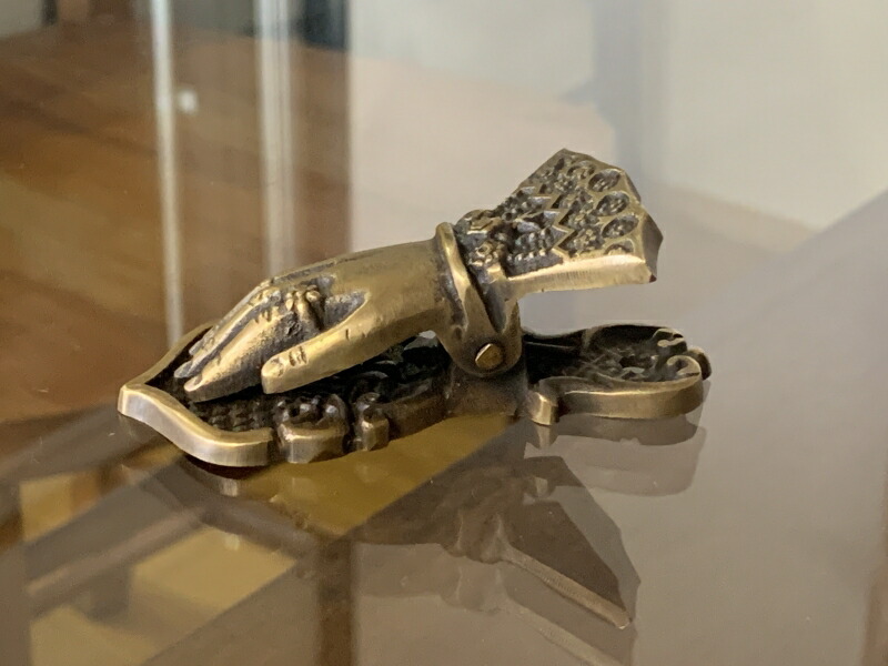 楽天市場】アンティーク調 女性のハンド クリップ 真鍮製 S : 81_store