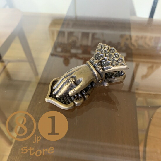 楽天市場】アンティーク調 女性のハンド クリップ 真鍮製 S : 81_store