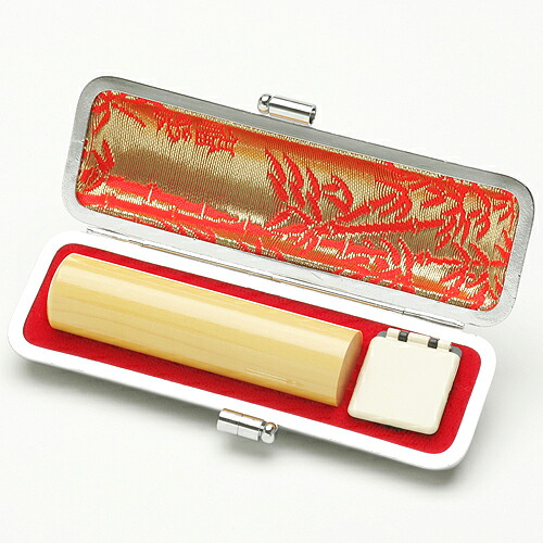楽天市場】実印 手彫り仕上本柘 〔15mm〕ケース付 ☆送料無料【個人