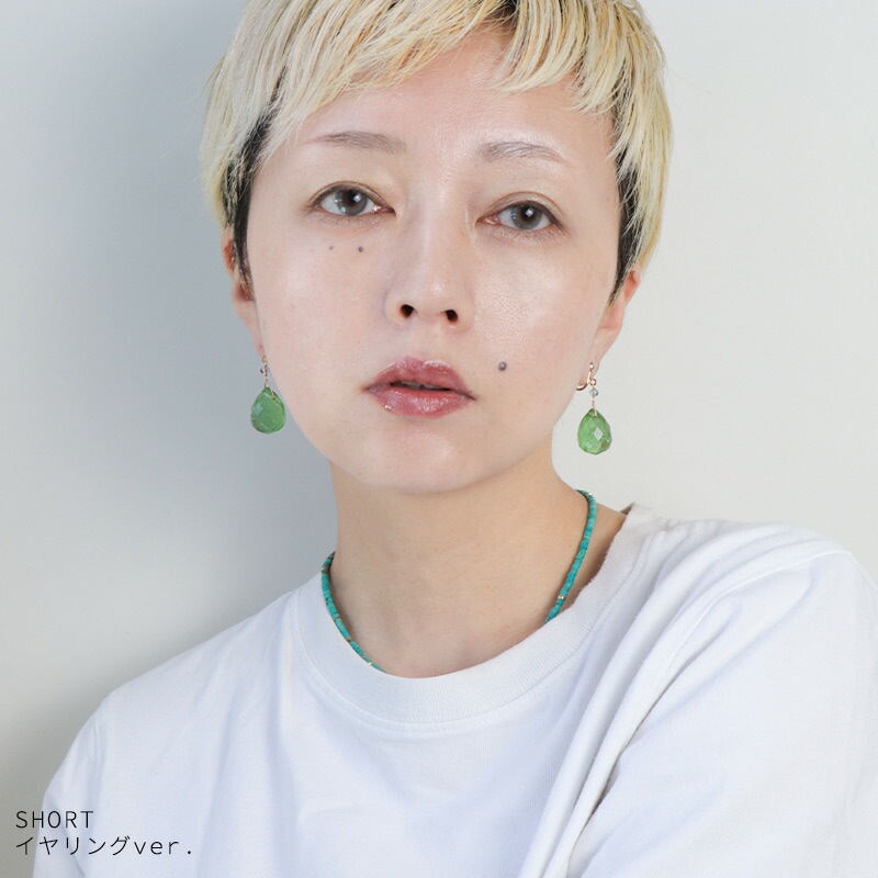 楽天市場】フローライト ピアス イヤリング / 14KGF ゴールドフィルド