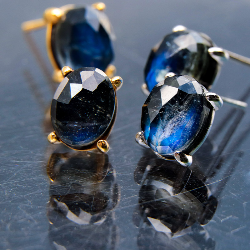 楽天市場】天然石 ピアス / トリプレット オニキス 水晶