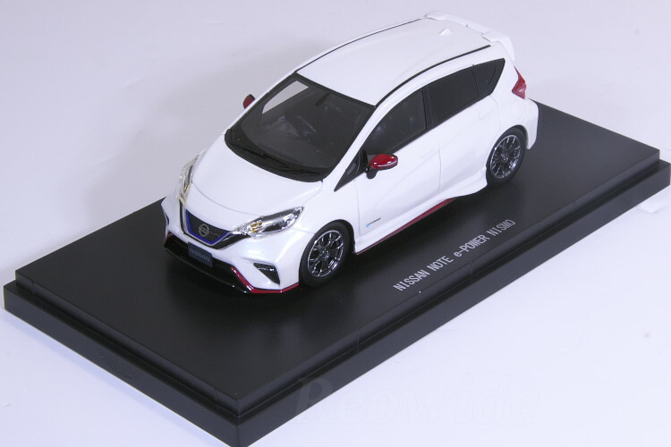 楽天市場】エブロ 1/43 日産 ノート e-POWER ニスモ 2014 ホワイト