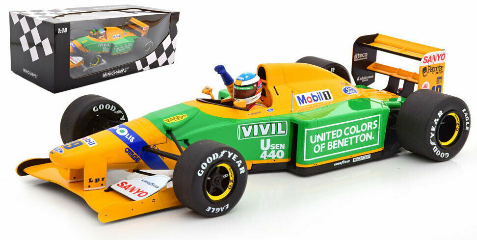楽天市場】ミニチャンプス 1/18 ベネトン フォード B192 F1 ベルギーGP