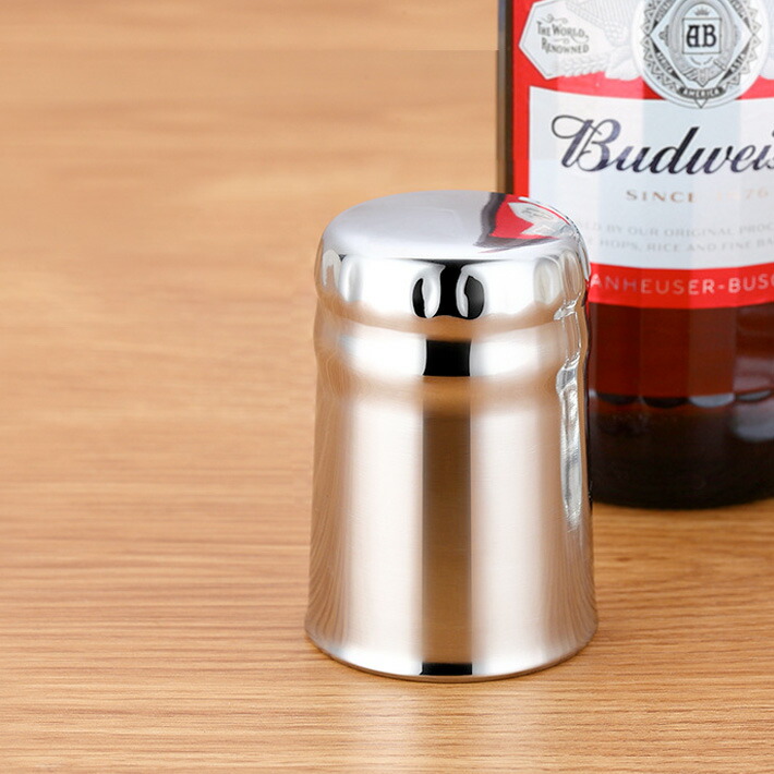 楽天市場】栓抜き 瓶の蓋オープナー ワンタッチ シルバー 栓抜き