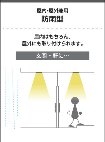 楽天市場】AD7142W27 人感センサ付LED高気密SBダウンライト (φ100・60W