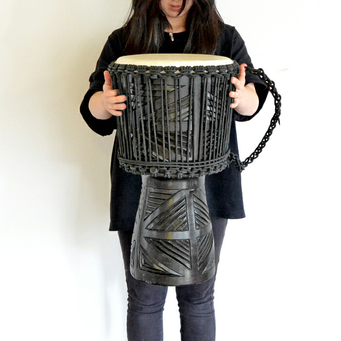 楽天市場】ジャンベ(太鼓) 《H60cm》Bタイプ ヤギ革 マホガニー 太鼓