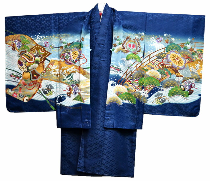 楽天市場】七五三 753 着物 男の子 袴 セット 3歳羽織袴 フルセット 鷹