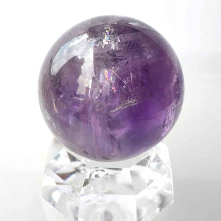 楽天市場】アメジスト球 直径3.4cm ブラジル産 天然石 パワーストーン