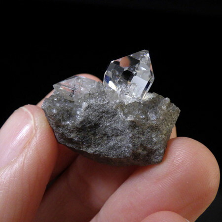 楽天市場】ハーキマーダイヤモンド 母岩付き原石 結晶 アメリカ