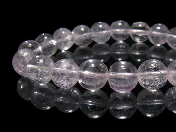 楽天市場】クンツァイト ブレスレット 9.5mm玉 天然石 パワーストーン