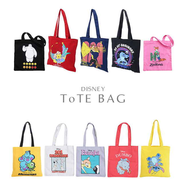 楽天市場】トートバッグ ディズニー Disney キャラクター マチなし