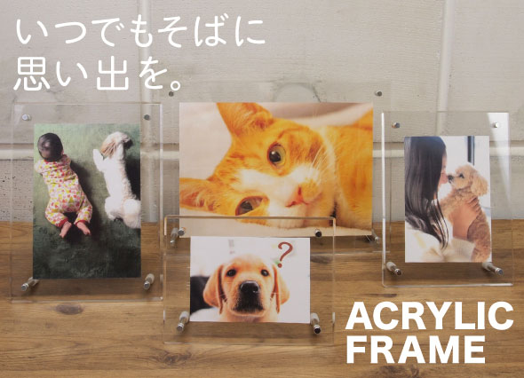 楽天市場】アクリルフレーム B6サイズ CRK791318 縦置き 横置き 可能