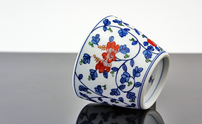 楽天市場】【ふるさと納税】源右衛門窯 染錦牡丹唐草 そば猪口 器 食器