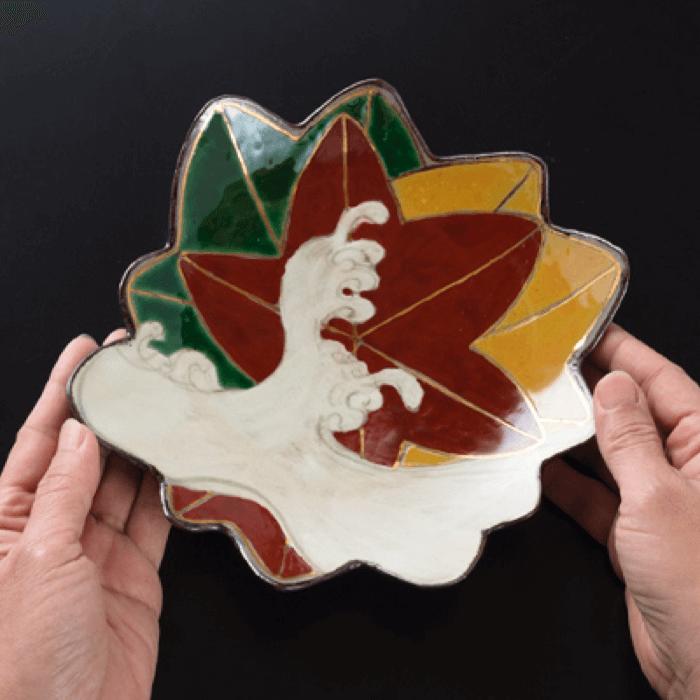 楽天市場】【ふるさと納税】【波佐見焼】乾山写「錦手 竜田川」 大皿