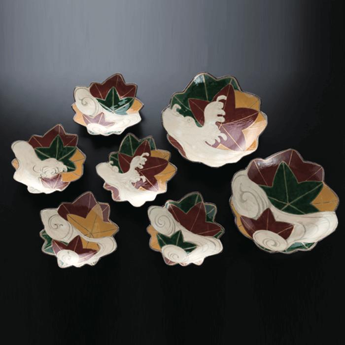 楽天市場】【ふるさと納税】【波佐見焼】乾山写「錦手 竜田川」 大皿