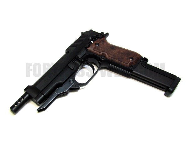 楽天市場】KSC ガスブローバックハンドガン M93RII 49連 ロング