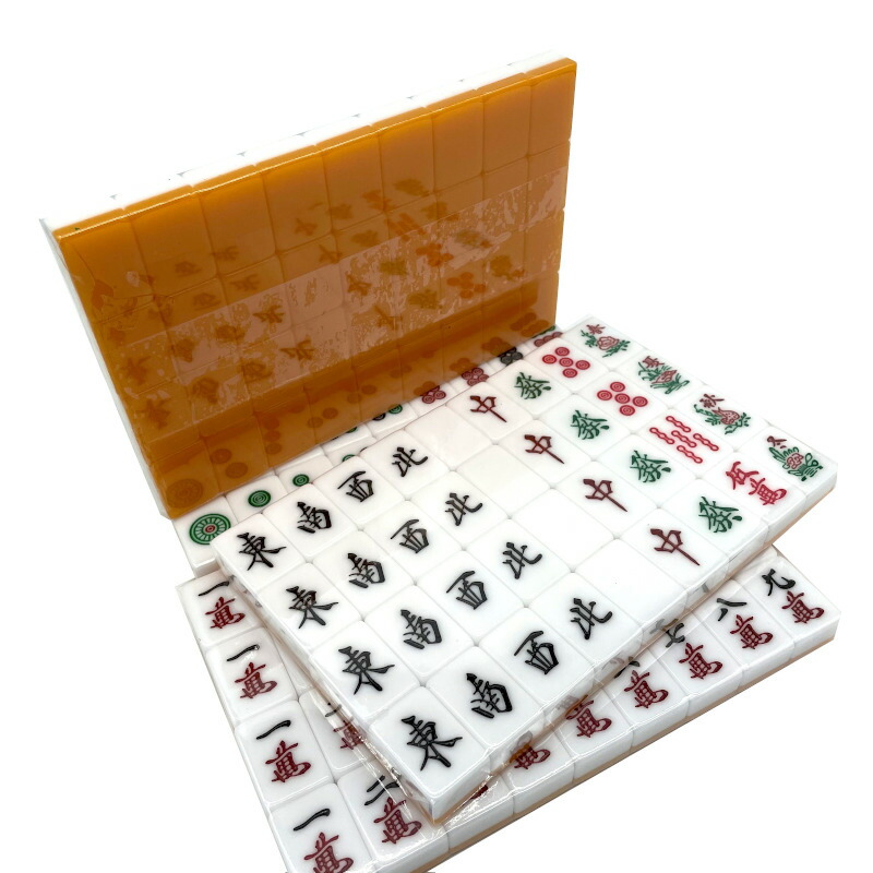 楽天市場】麻雀牌 28mm 手打ち麻雀卓用 赤牌 折りたたみ麻雀卓 手混ぜ