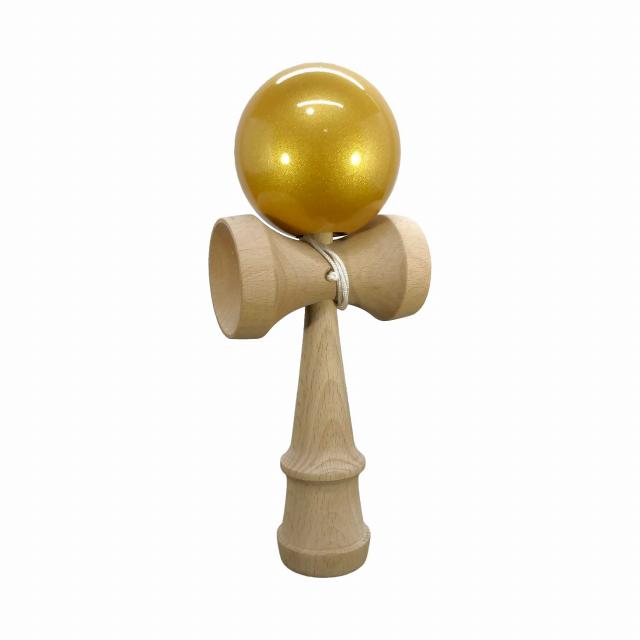 楽天市場】けん玉 ジャンボ 大きい 24cm 金 木製 パフォーマンス