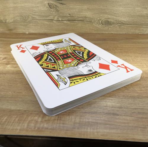 楽天市場】トランプ 超ジャンボ B4サイズ 大きい 超ビッグトランプ