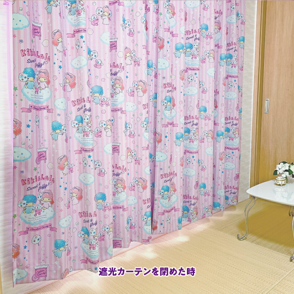 楽天市場】100×178cm 4枚組 サンリオ キキララ コットンキャンディ 3級