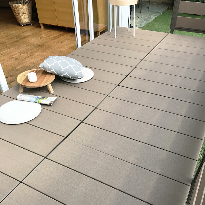 楽天市場】人工木 ウッドデッキ 「ユニットデッキll」 オープンタイプ