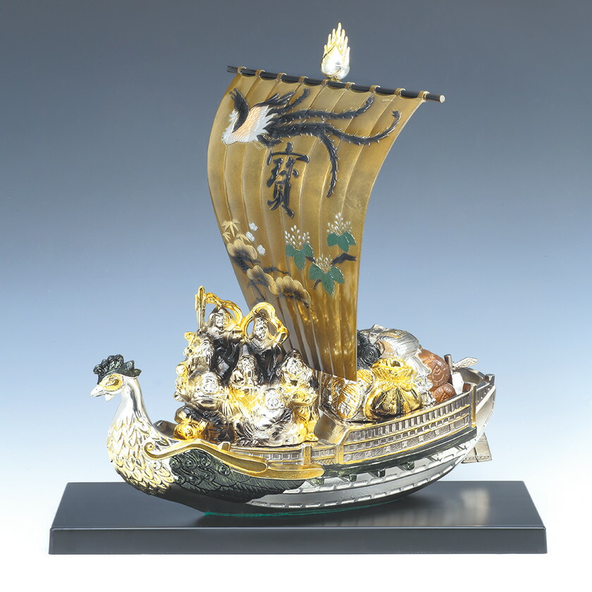 楽天市場】七福宝船 しちふくたからぶね 美術品 開運 : 光ネット組合