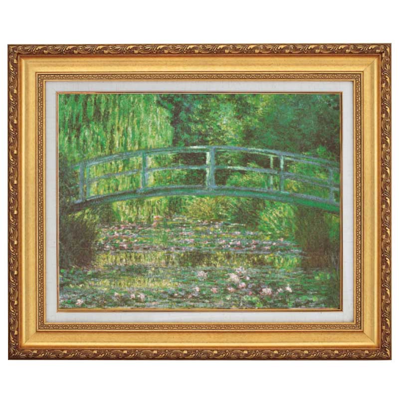 楽天市場】モネ 睡蓮（ジヴェールニーの日本橋） 10号 立体複製名画