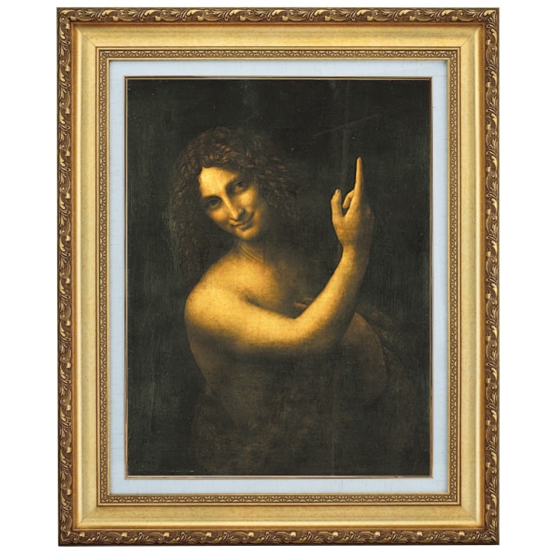楽天市場】ダ・ヴィンチ 洗礼者ヨハネ 10号 立体複製名画 美術品