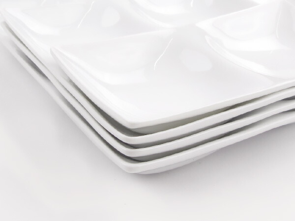 楽天市場】【kowake】三つ仕切りプレート25.7cm 日本製 美濃焼 陶器