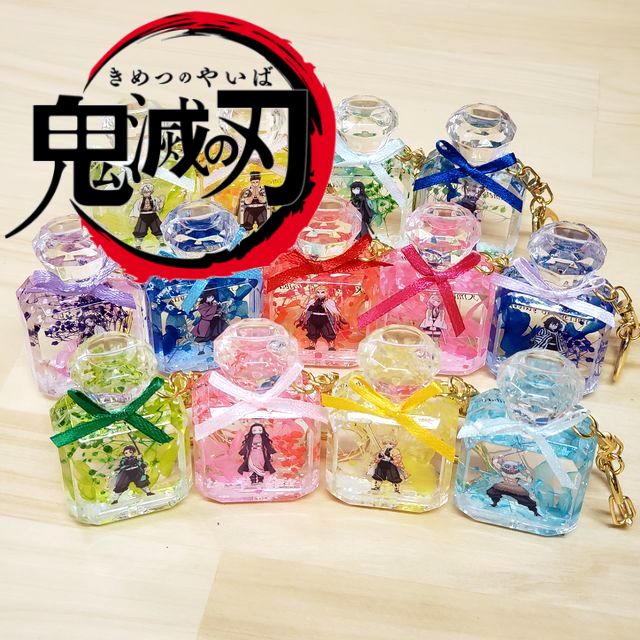 楽天市場】鬼滅の刃 グッズ フラワードームキーホルダー 公式 ハー