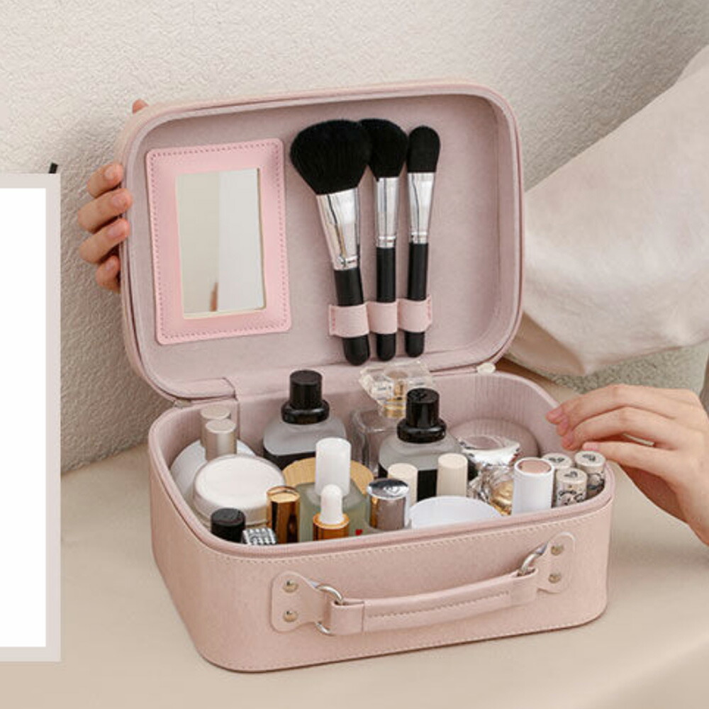 楽天市場】＼5％OFFクーポン有／ メイクボックス 持ち運び ［ ナチュ