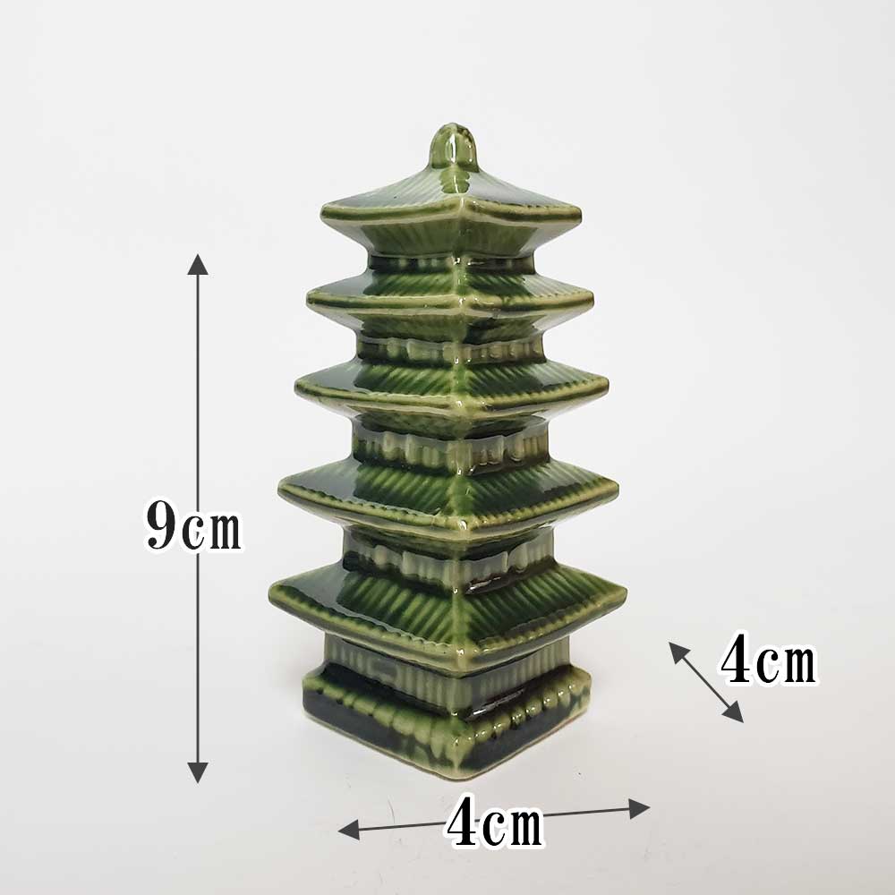 楽天市場】ミニチュア 置物 飾り フィギュア 五重塔（ごじゅうのとう